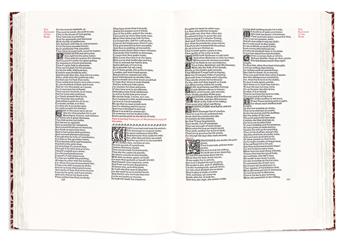 (KELMSCOTT PRESS.) Chaucer, Geoffrey. The Works [with] a Companion Volume to the Kelmscott Chaucer by Duncan Robinson.